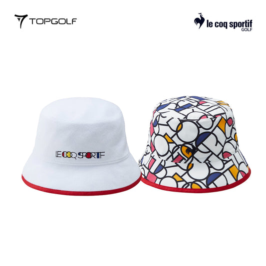 Topi Olahraga Golf LE COQ HAT W LG5SCP72L MONDRIAN REVERSIBLE 25SS F