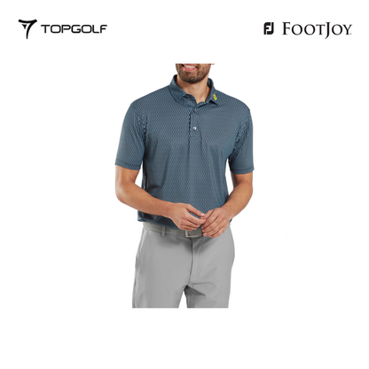 FOOTJOY POLO 32564 FS WIGGLE PRT LSL GREY