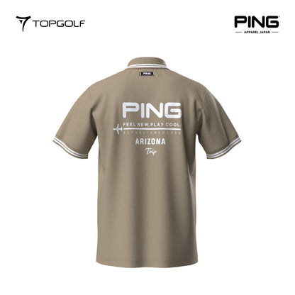 PING JAPAN Polo M 6215160381 – Polo Shirt Premium Pria Double Weave Lengan Pendek 25SS-1