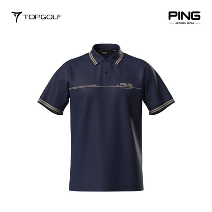PING JAPAN Polo M 6215160381 – Polo Shirt Premium Pria Double Weave Lengan Pendek 25SS-1