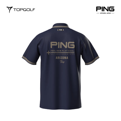 PING JAPAN Polo M 6215160381 – Polo Shirt Premium Pria Double Weave Lengan Pendek 25SS-1