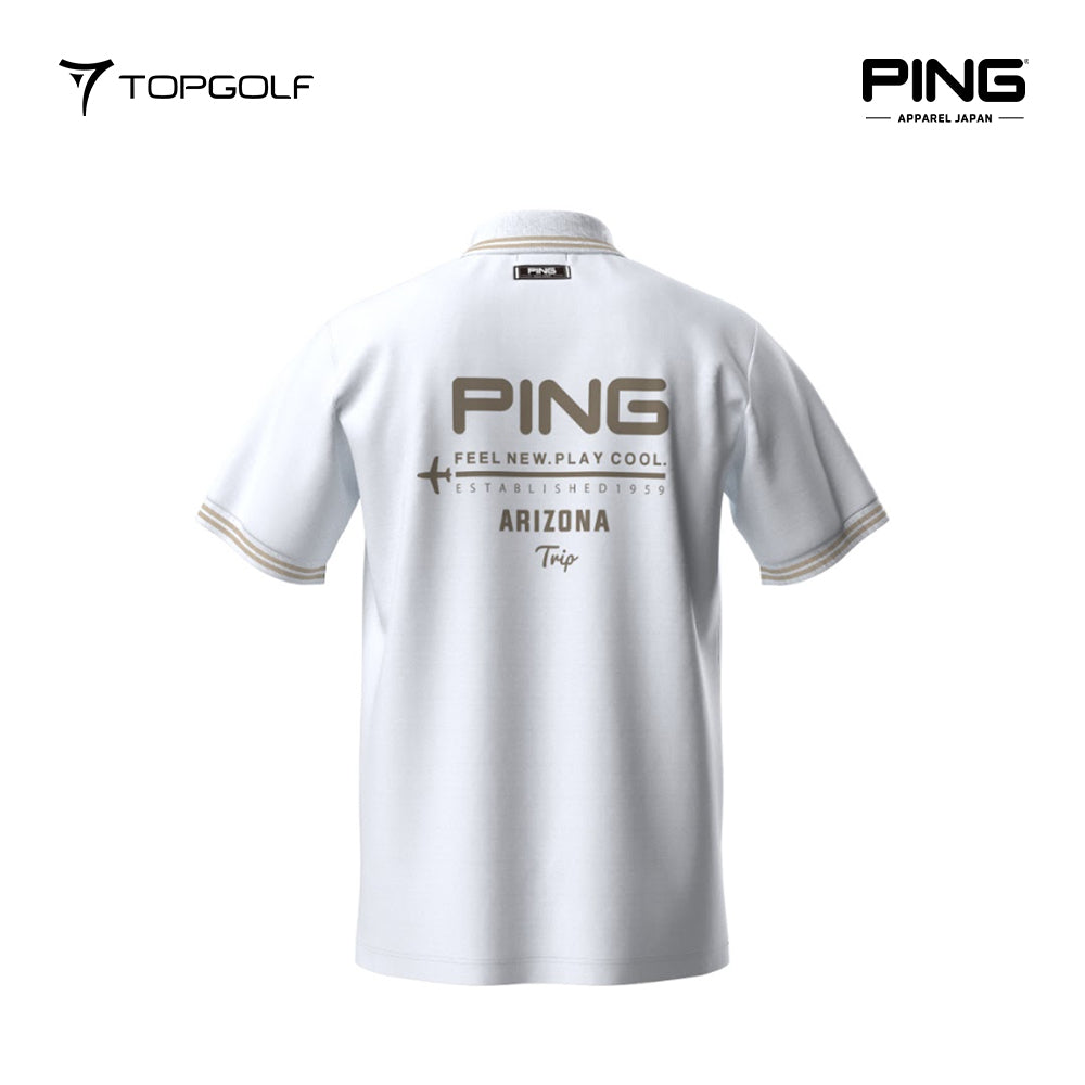 PING JAPAN Polo M 6215160381 – Polo Shirt Premium Pria Double Weave Lengan Pendek 25SS-1
