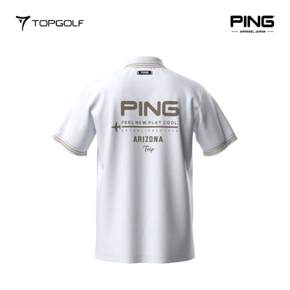 PING JAPAN Polo M 6215160381 – Polo Shirt Premium Pria Double Weave Lengan Pendek 25SS-1