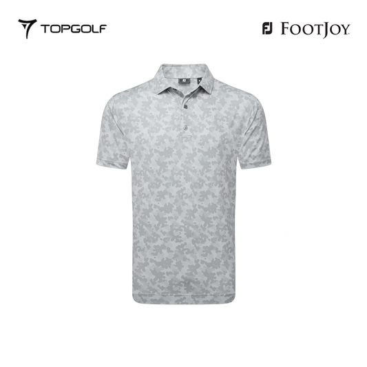 FOOTJOY POLO 32690 MEN FS LEAF CAMO LSL GREY