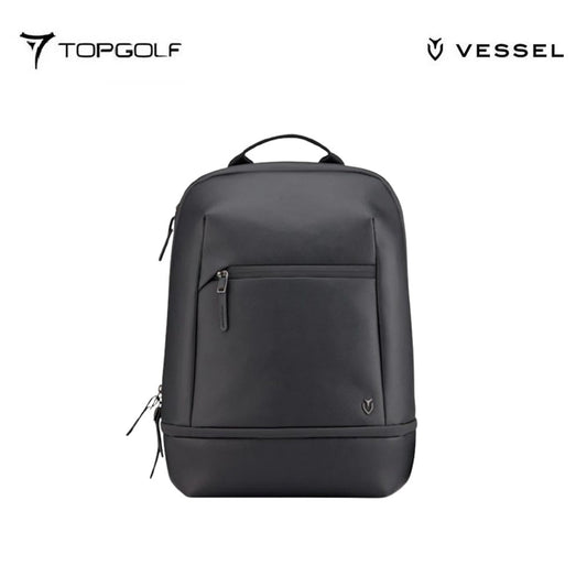 VESSEL BACKPACK SIGNATURE PEBBLED BLACK
