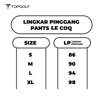 celana panjang wanita golf Le Coq Pants W Lg5Slpr1L Rjm Capri Leaf Or00 25Ss