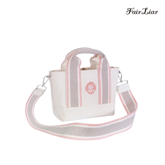 BAG FAIRLIAR CANVAS STRAP TOTE FS2BG03F BEIGE FR