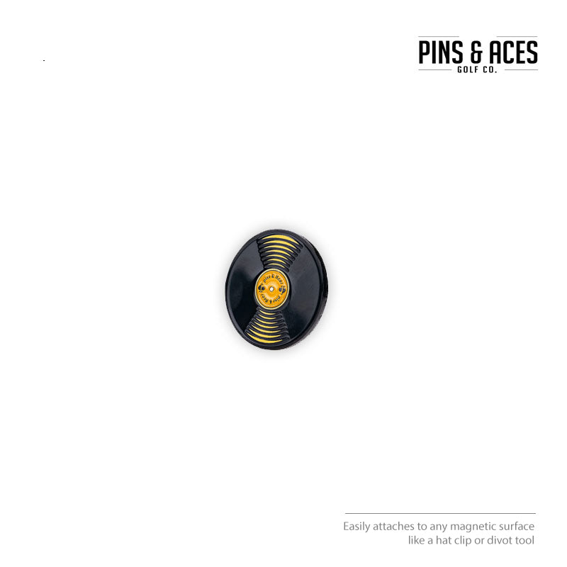 BALL MARKER PINS & ACES VINLY RECORD