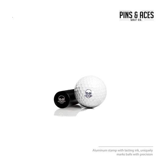 BALL STAMP PINS & ACES SKULL