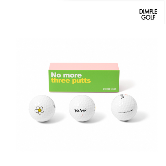 BALL DIMPLE GOLF FLOWER WHITE SLEEVE