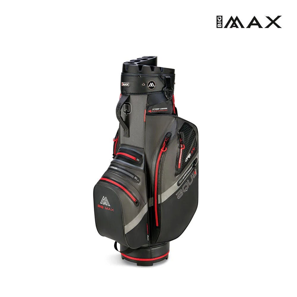 BIG MAX CADDIE BAG AQUA SILENCIO 4 CHA/BK/RD