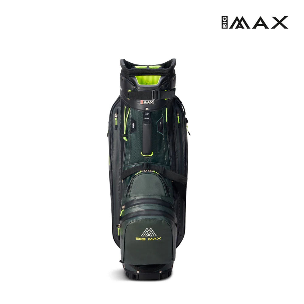 BIG MAX CADDIE BAG AQUA SPORT 360 FOREST GR/BLK/LIME