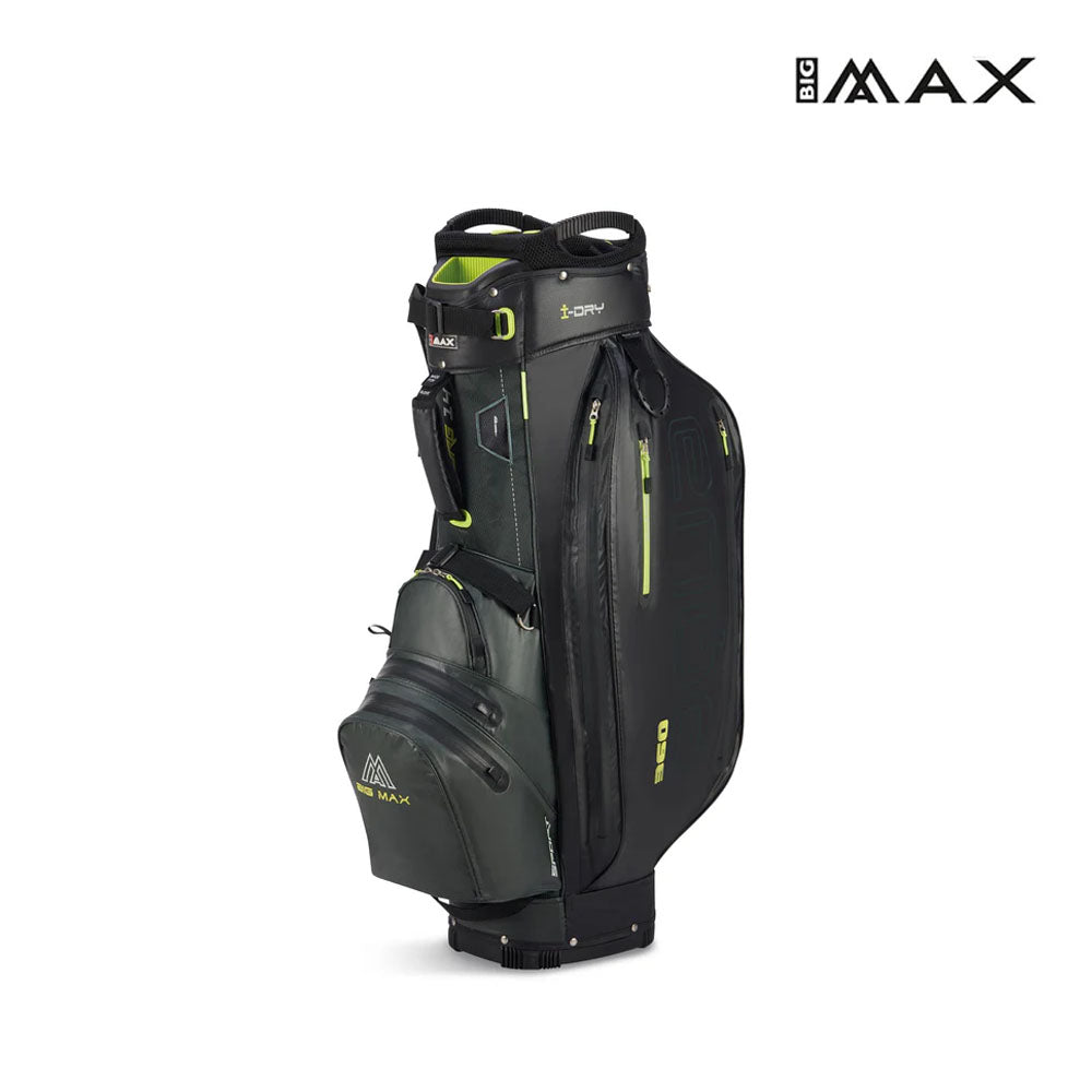 BIG MAX CADDIE BAG AQUA SPORT 360 FOREST GR/BLK/LIME