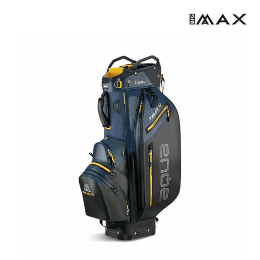 BIG MAX CADDIE BAG AQUA TOUR 4 NV/BK/CORN