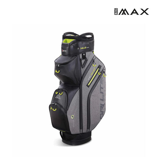 BIG MAX CADDIE BAG DRI LITE STYLE STORM CHA/BK/LIME