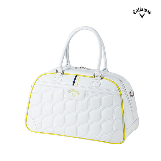 BOSTON BAG CALLAWAY PU SPORT SS23 WMS WHITE/YELLOW