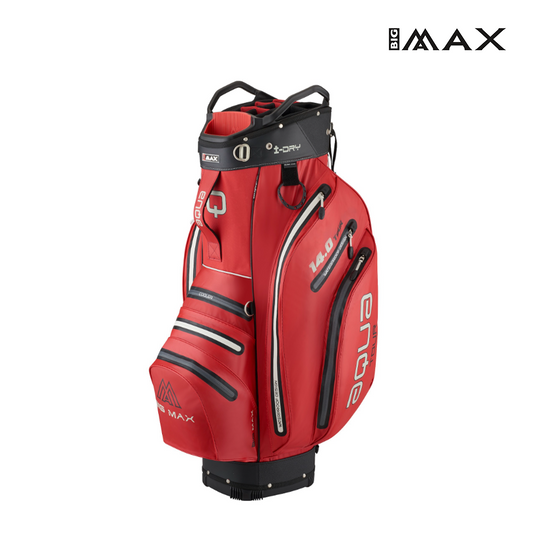 CADDIE BAG BIG MAX AQUA TOUR 3 RED/BLACK