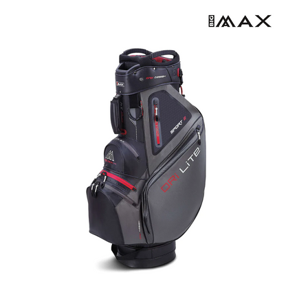 CADDIE BAG BIG MAX DRI LITE SPORT 2 BLACK/CHARCOAL/WHT