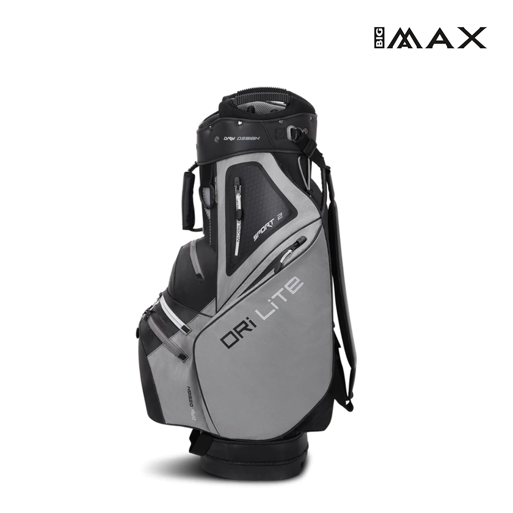 CADDIE BAG BIG MAX DRI LITE SPORT 2 GREY/BLACK