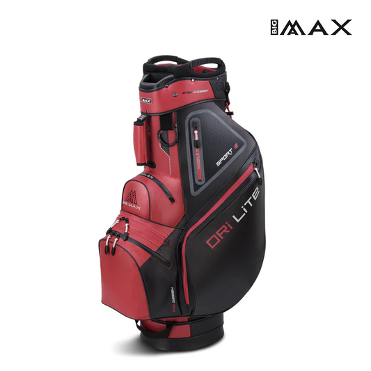 CADDIE BAG BIG MAX DRI LITE SPORT 2 RED/BLACK/WHITE