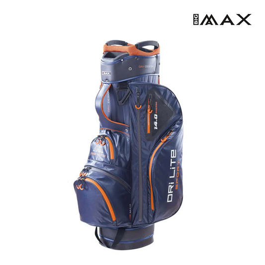 CADDIE BAG BIG MAX DRI LITE SPORT BLUE/BLACK/ORANGE