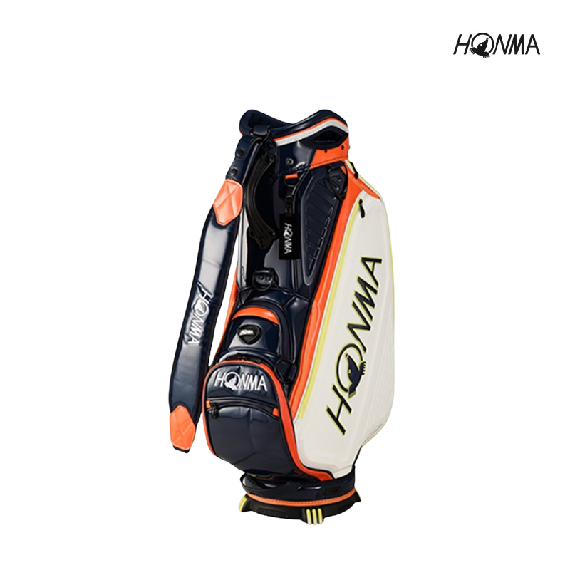 CADDIE BAG HONMA CB-12301 9.5 WHITE/ORANGE