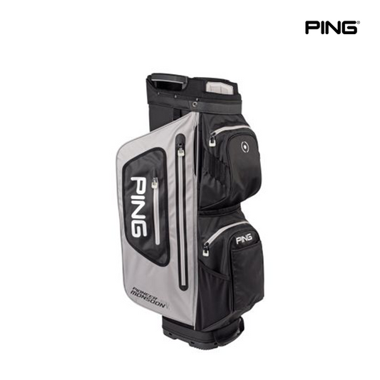 CADDIE BAG PING PIONEER MONSOON 201 LGREY/BLACK/WHITE