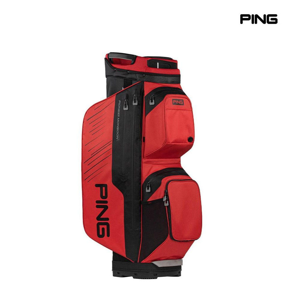 CADDIE BAG PING PIONEER MONSOON 231 RED/BLACK