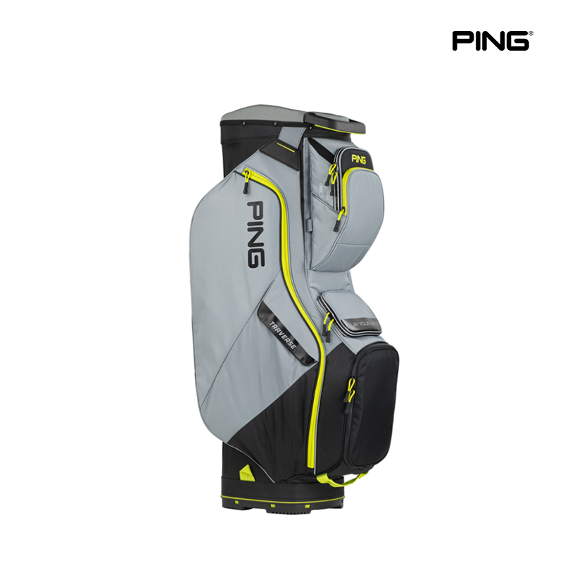 CADDIE BAG PING TRAVERSE 214 IRON/BLACK/NEON YELLOW