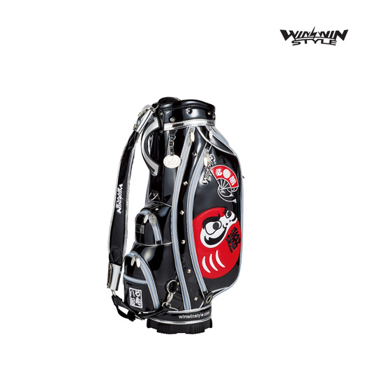 CADDIE BAG WINWIN CB-383 DARUMA LEM BK×SV