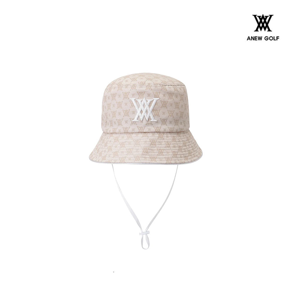 CAP ANEW AGCUMCP48 MONOGRAM ROUND TAPING BUCKET HAT F TOPGOLF