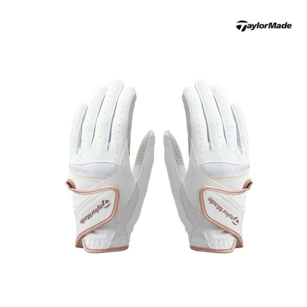 GLOVE TAYLORMADE N92998 ('23) INTERCROSS A/W PR WMN WHT/PNK