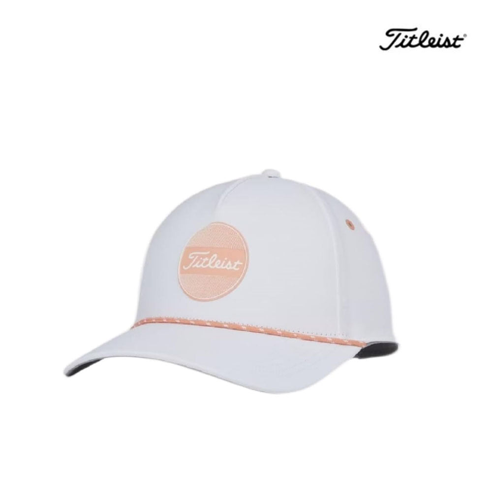 CAP TITLEIST BOARDWALK ROPE WMNS TH23AWBR-15P WHITE/PEACH