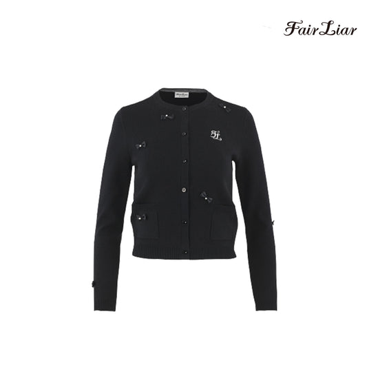 CARDIGAN FAIRLIAR W FF3CD03FBK BLACK