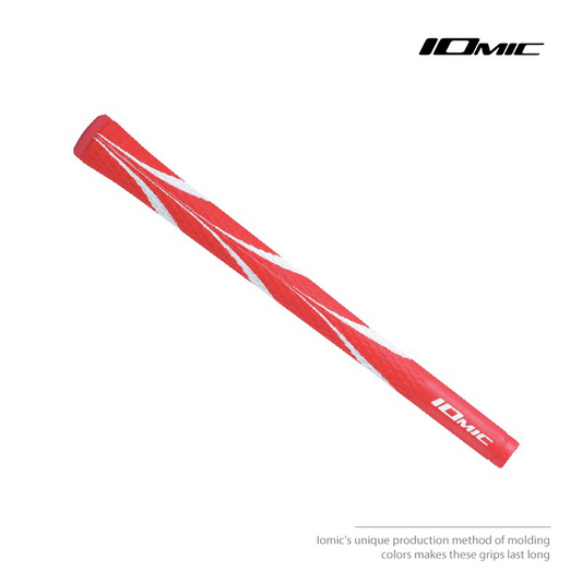 CLUB GRIP IOMIC STICKY OPUS3 1.8 CORAL RED
