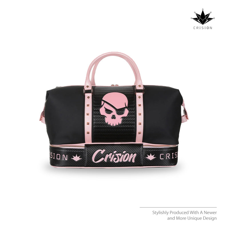 BOSTON BAG CRISION VARIATION COLECTION BLACK PINK