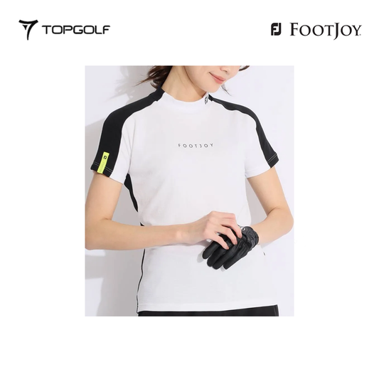 FOOTJOY POLO 81922 W ES JP W SOLID MOCK NECK WT