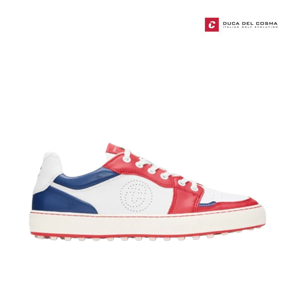 DUCA DEL COSMA SHOES M 124253-174 GIORDANO WH/RED/NV