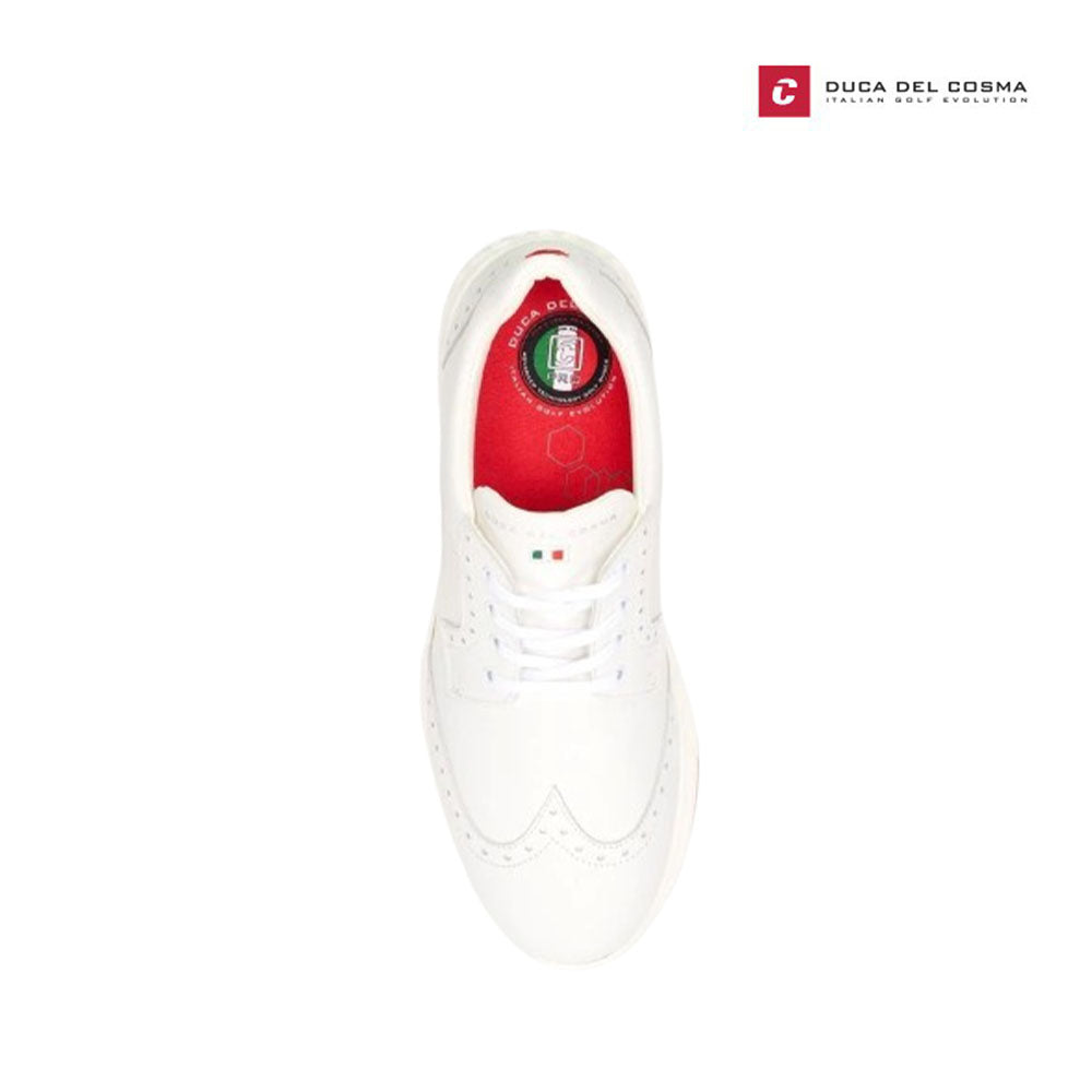 DUCA DEL COSMA SHOES WM 123030-100 SABINA WHITE