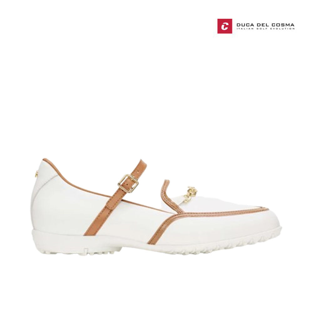 DUCA DEL COSMA SHOES WM 124011-100 BELLADONNA WHITE