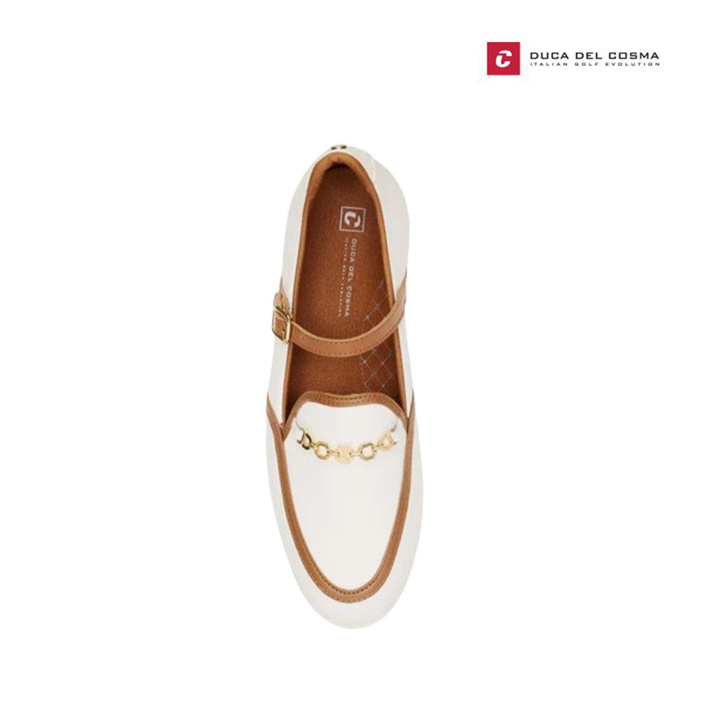 DUCA DEL COSMA SHOES WM 124011-100 BELLADONNA WHITE