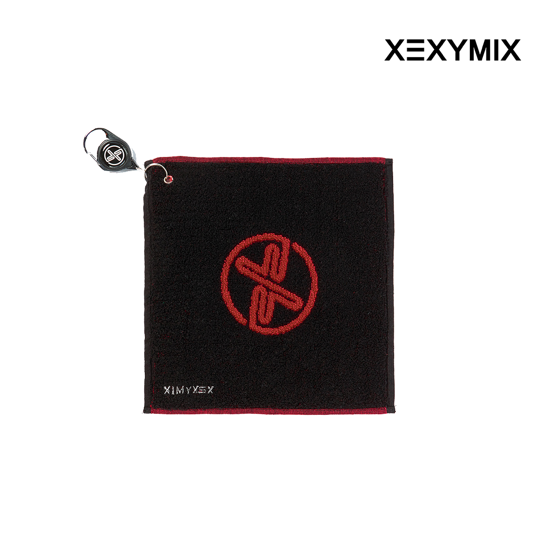 XEXYMIX BALL TOWEL DUAL COLOR XGUZZ02J0 RED BLACK