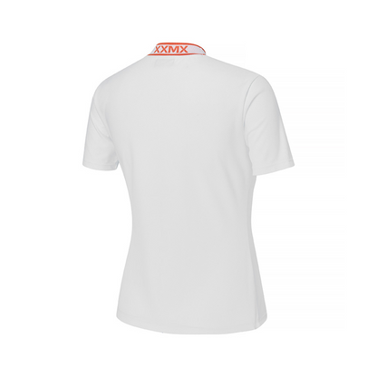 XEXYMIX EMBOSSED JACQUARD LOGO SHORT SLEEVE XGFST07J2 WHITE