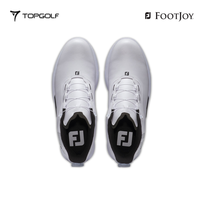 FOOTJOY SHOES M 55424 FS M FJ FUEL BOA WHT/WHT/GRY