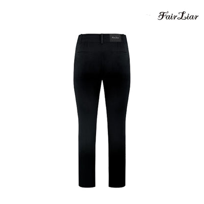 FAIRLIAR PANTS FS4PT01FBK Straight Fit BK