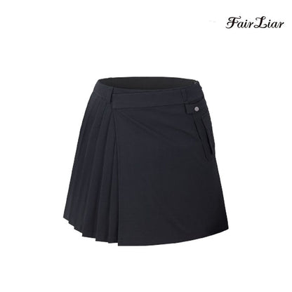 FAIRLIAR SKIRT FS4SK08FBK Wrap Pocket BK