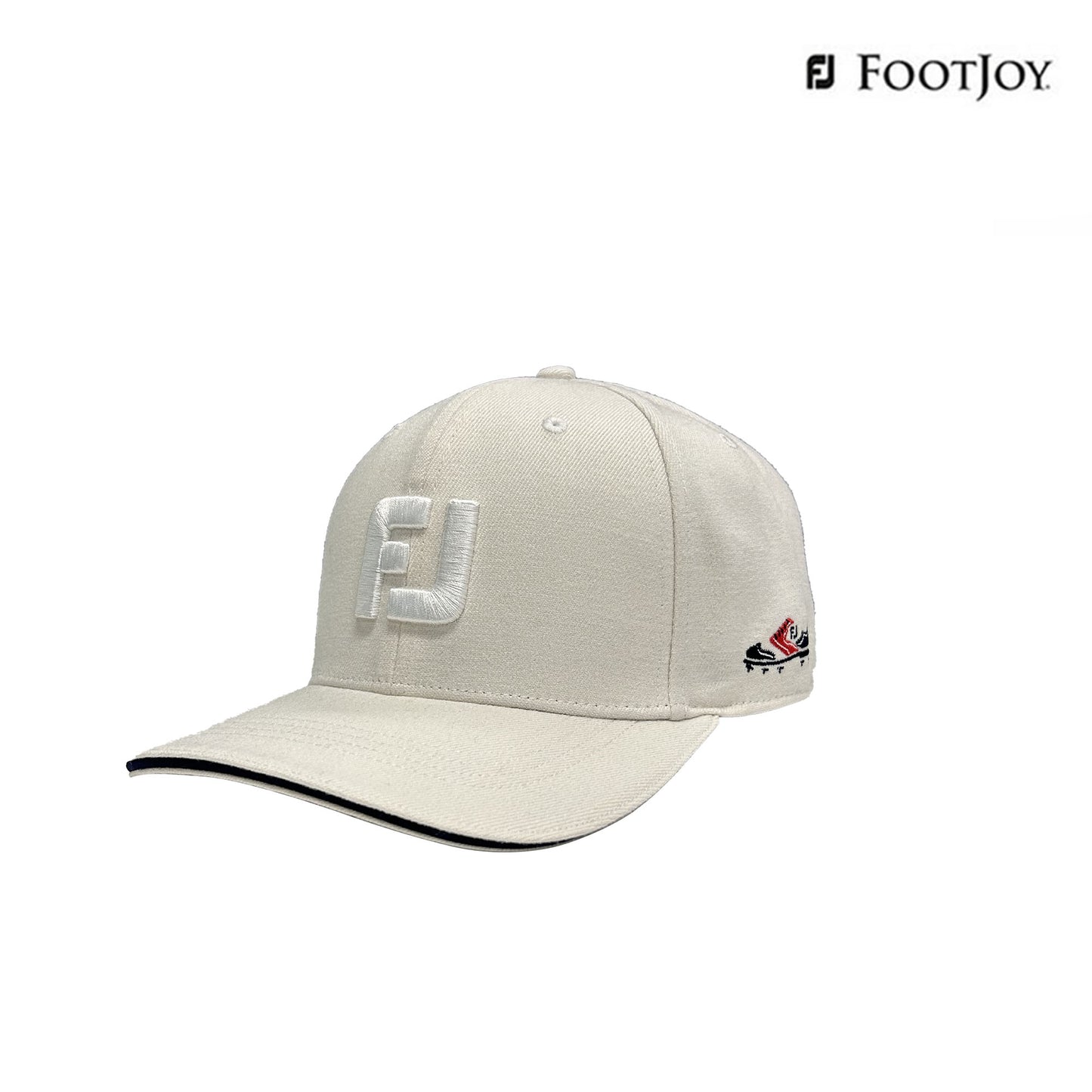 FOOTJOY CAP FH24ASDC-1 EF FJ SHOE ICN TNL LOGO CAP WT