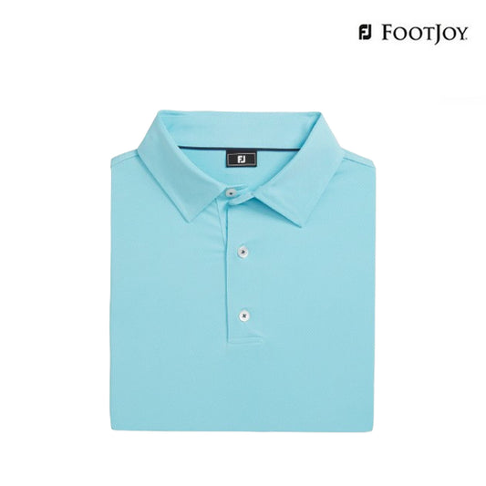 FOOTJOY POLO M 31486 EF TONAL DOT PRT LSL LT BL