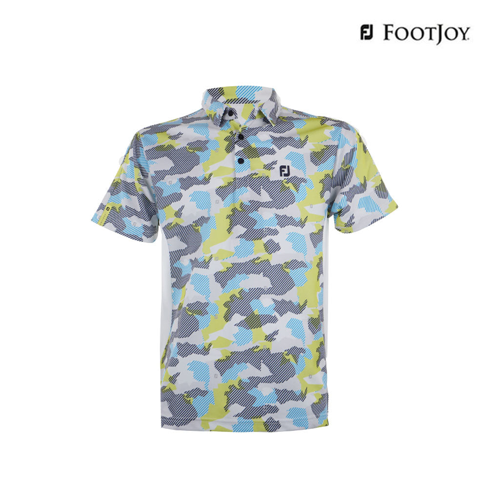 FOOTJOY POLO M 81810 EM JP S/S PRT NBL