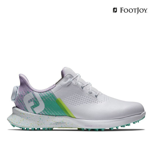 FOOTJOY SHOES WM 90769W EM FJ FUEL W BOA WHT/GRN/LIL